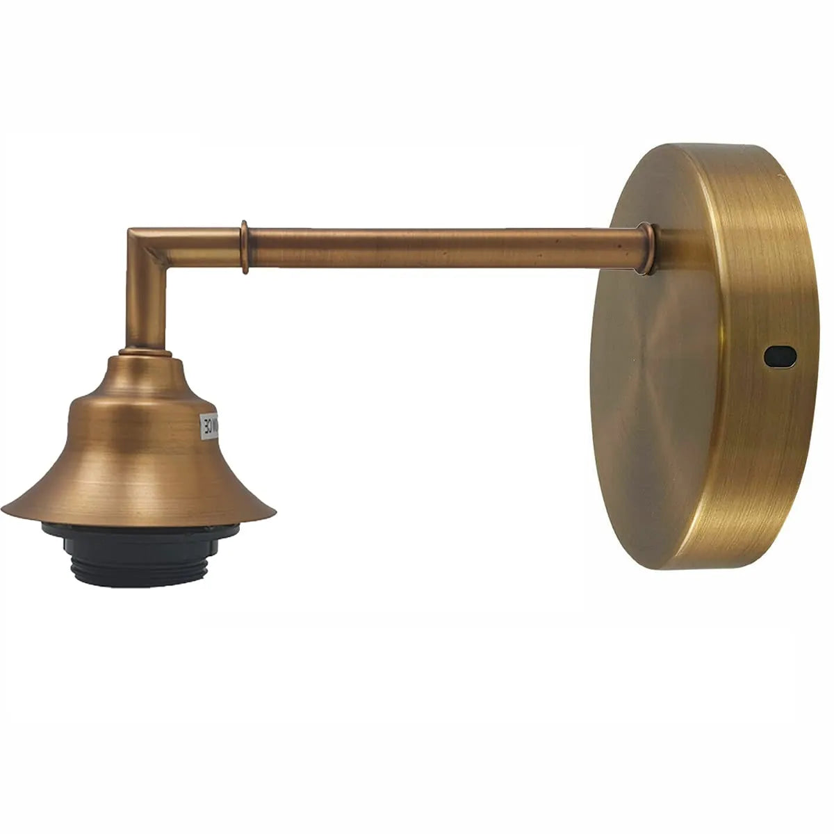 Retro Industrial Wall Sconce Light, Vintage Metal Shade, E27 Base Fixture