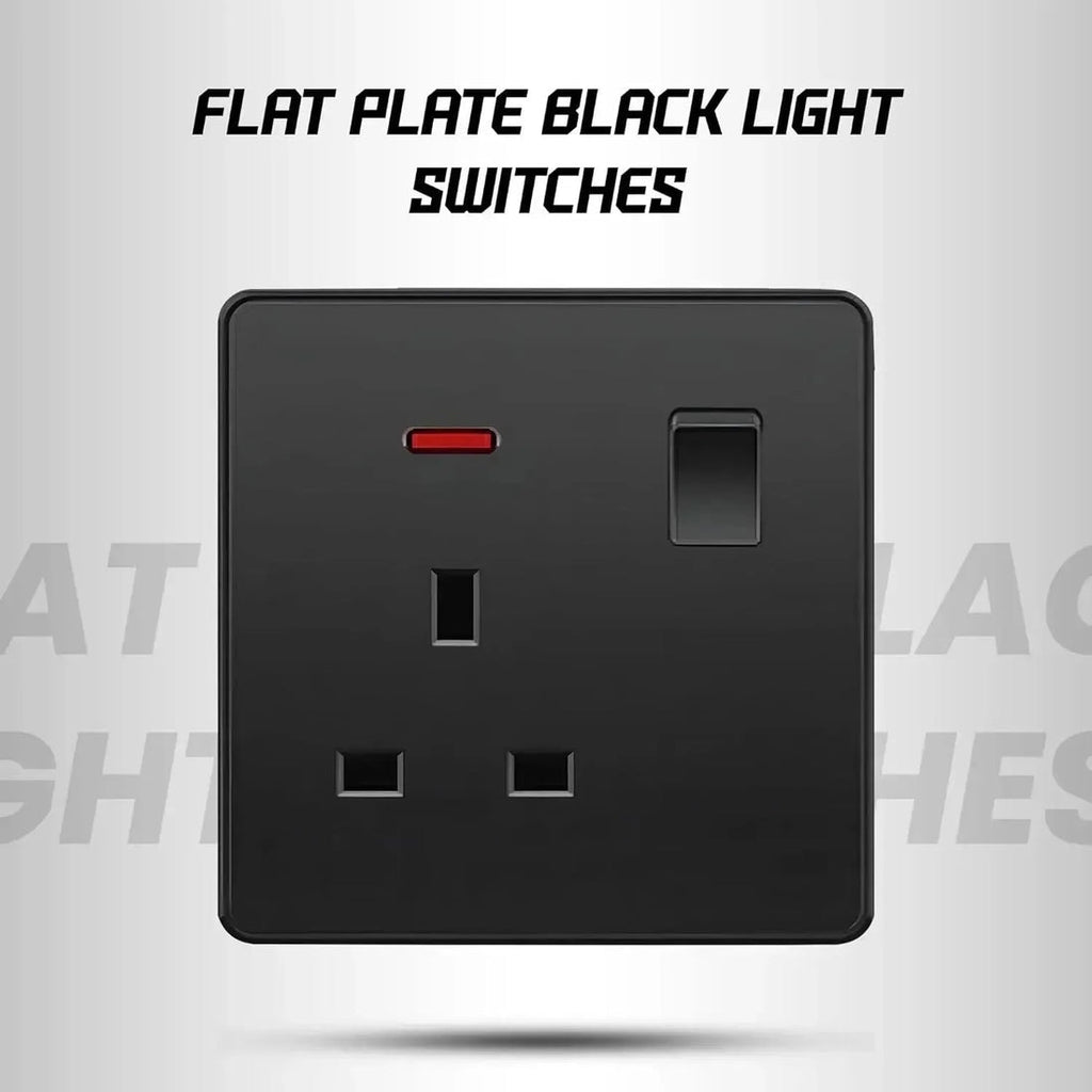 13Amp Single & Double wall plug socket with ON/OFF Switch LED Indicator~5783