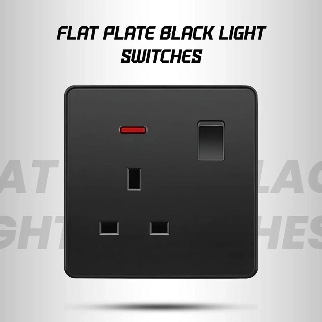13Amp Single & Double wall plug socket with ON/OFF Switch LED Indicator~5783