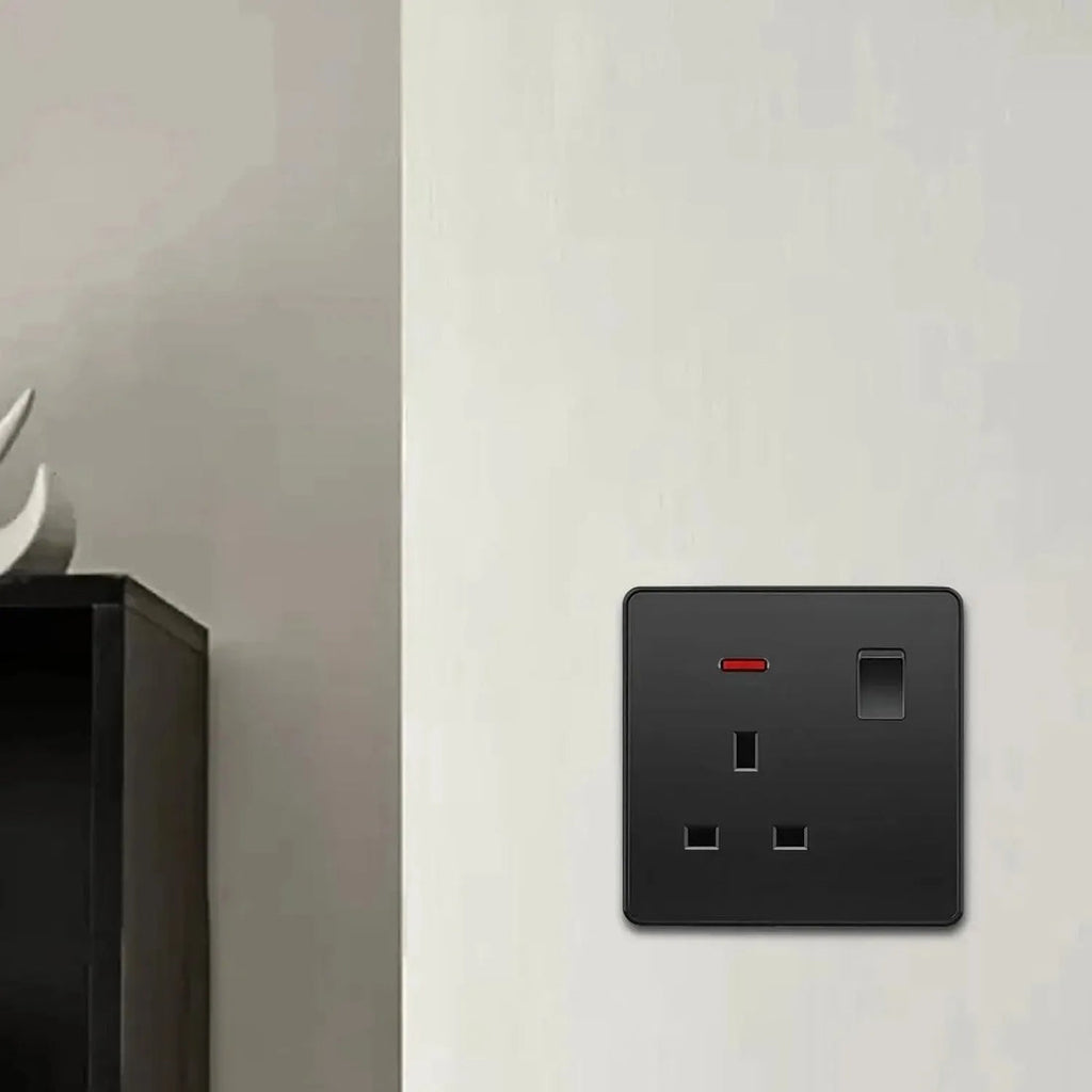 13A Dual Wall Socket with USB Charging Ports and LED Indicator