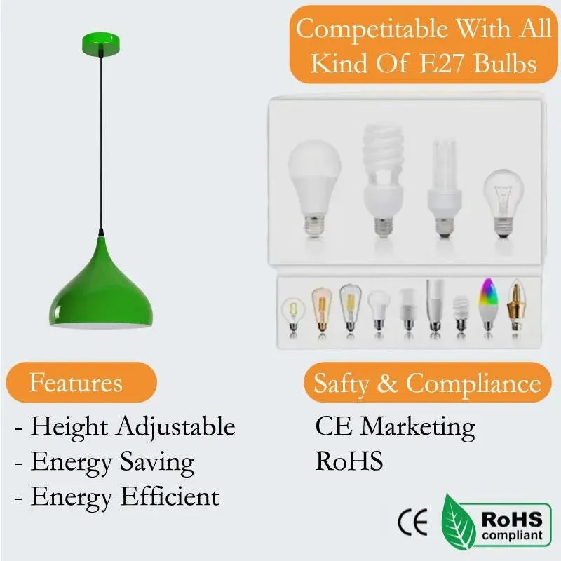 Industrial Pendant Lights  Retro Metal Ceiling Lamps~5867