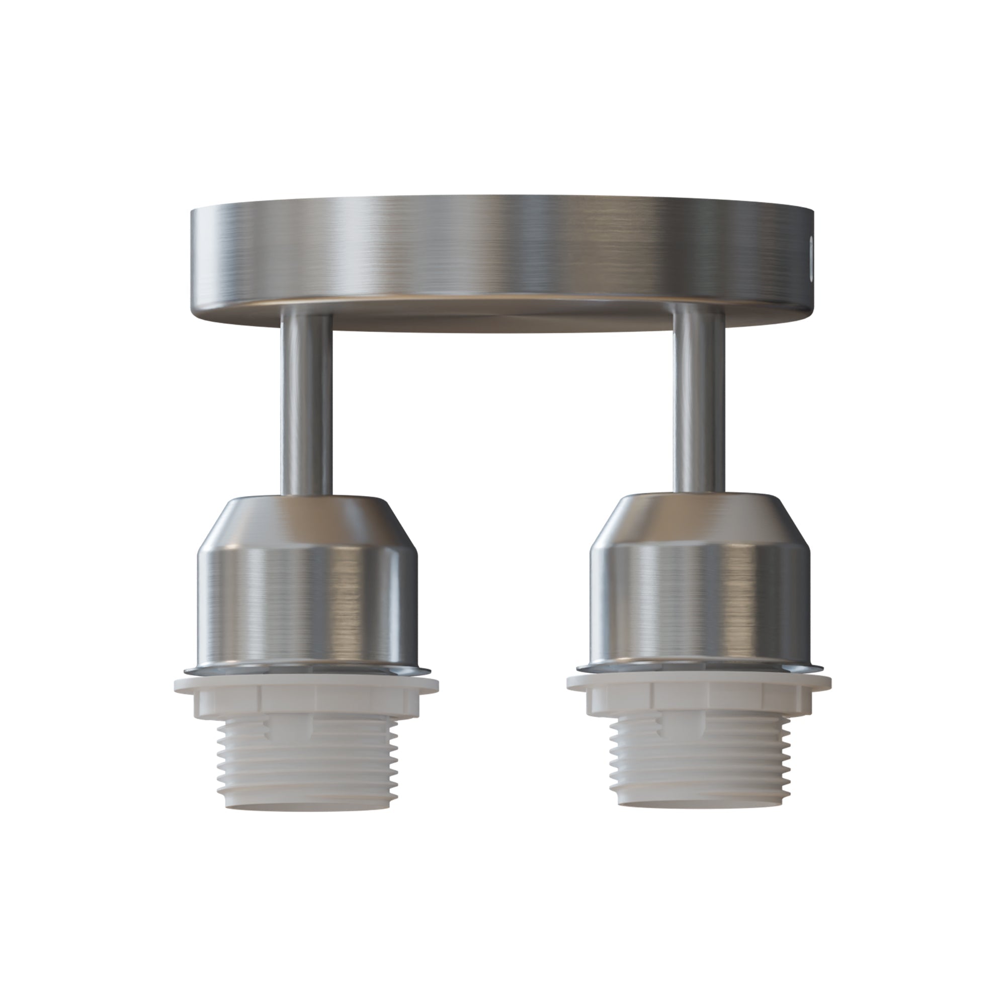 Modern Industrial 2 Way E27 Metal Ceiling Light Fitting