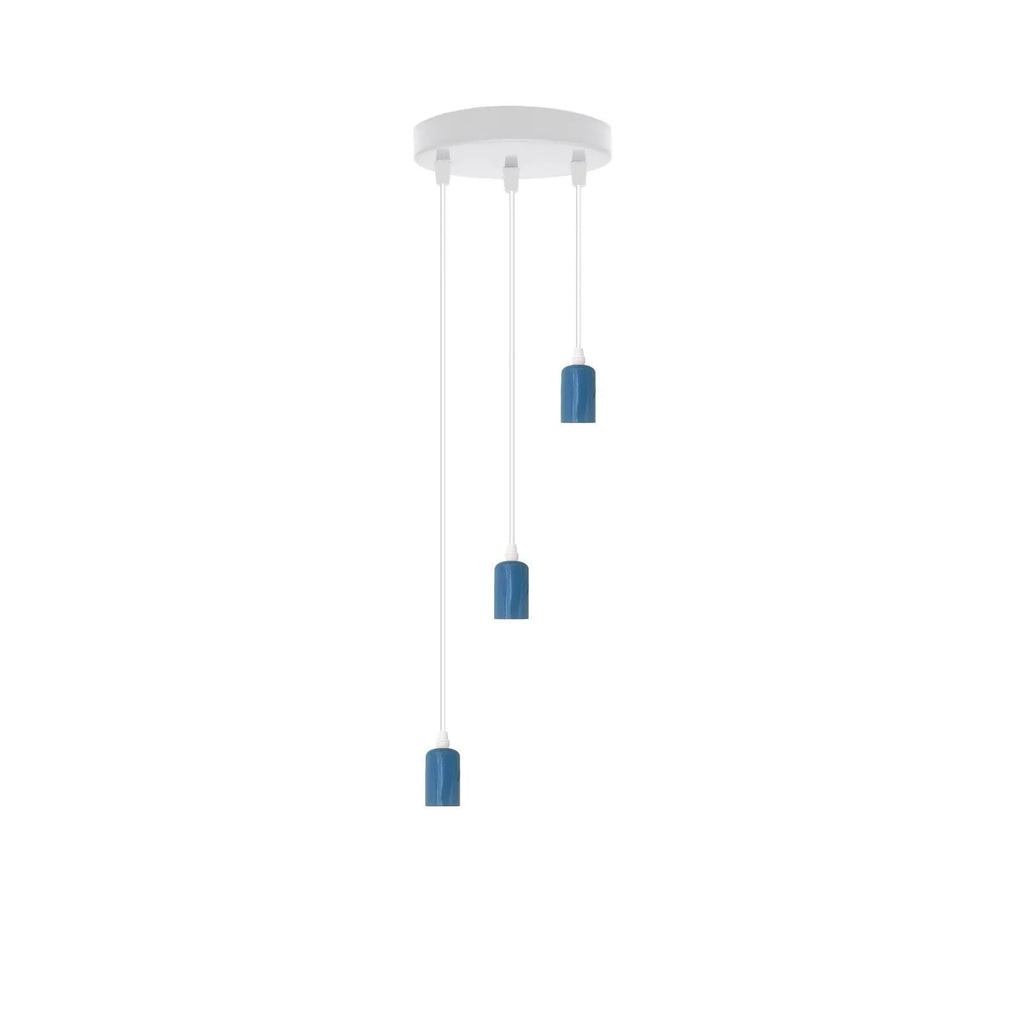 E27 Pendant Light Fitting Kit 3 Light Ceiling Light Flex  ~5881