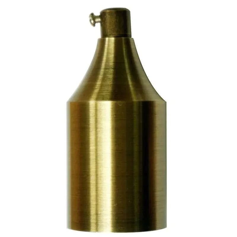 Vintage Antique Green Brass Metal E27 Bulb Socket Lamp Holder for Classic Lighting