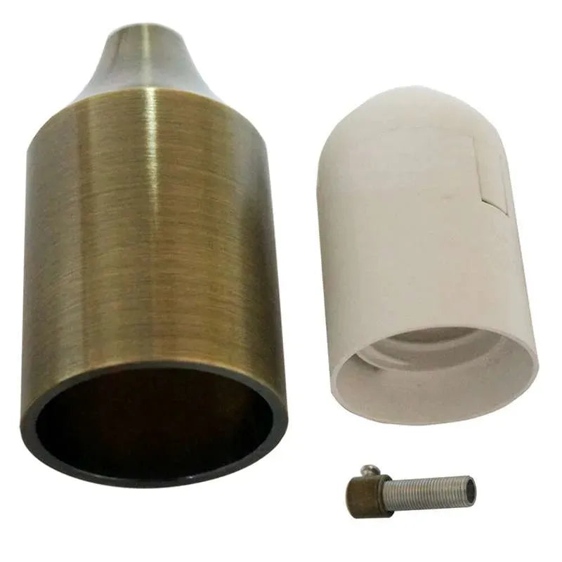 Vintage Antique Retro Metal Bulb Socket Lamp Holder~5896