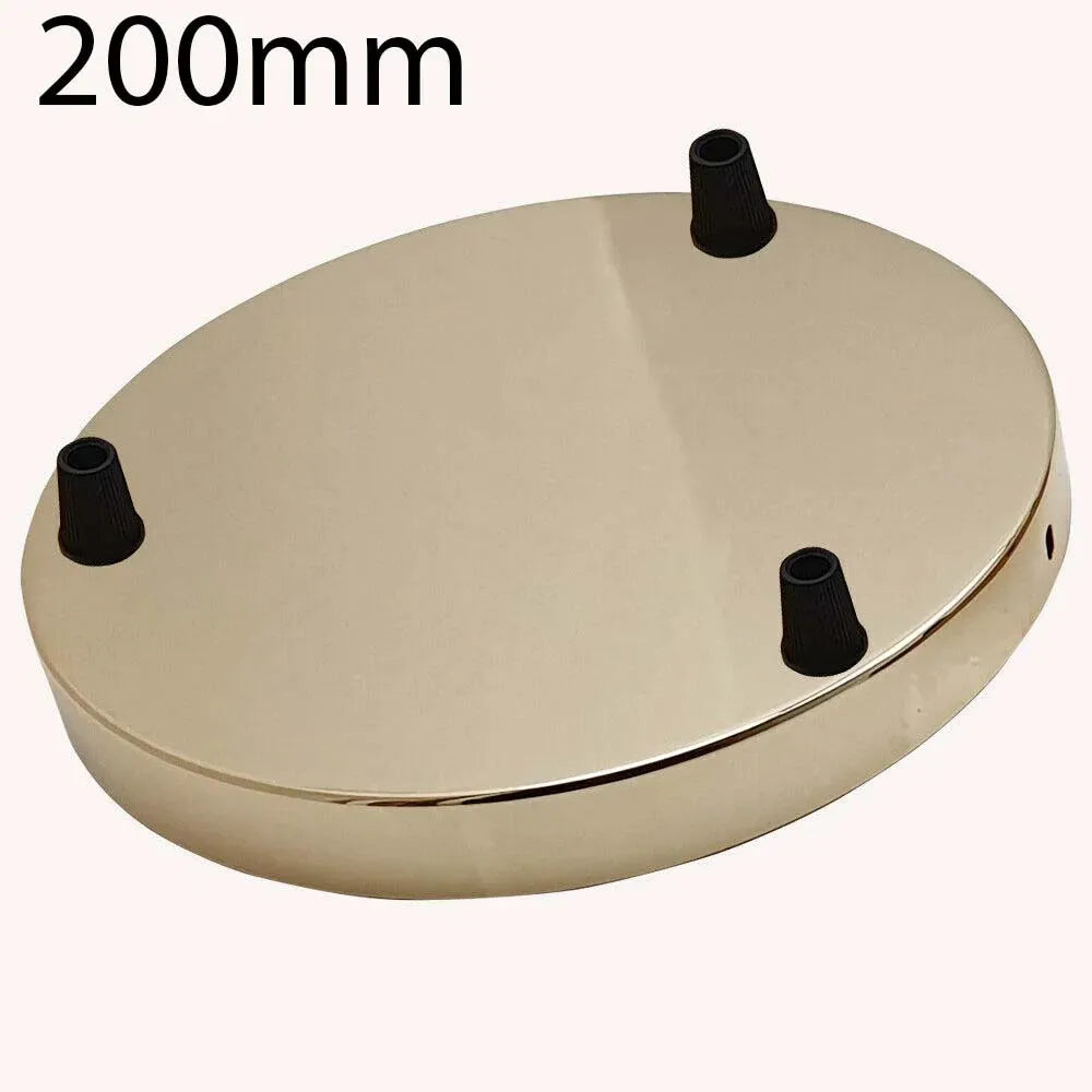 Vintage Ceiling Rose 3 Hole Metal Ceiling Rose~5905