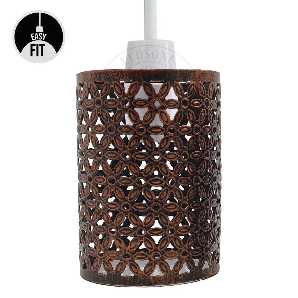 Moroccan Cage Pendant Lampshade Metal Industrial Vintage Ceiling Light