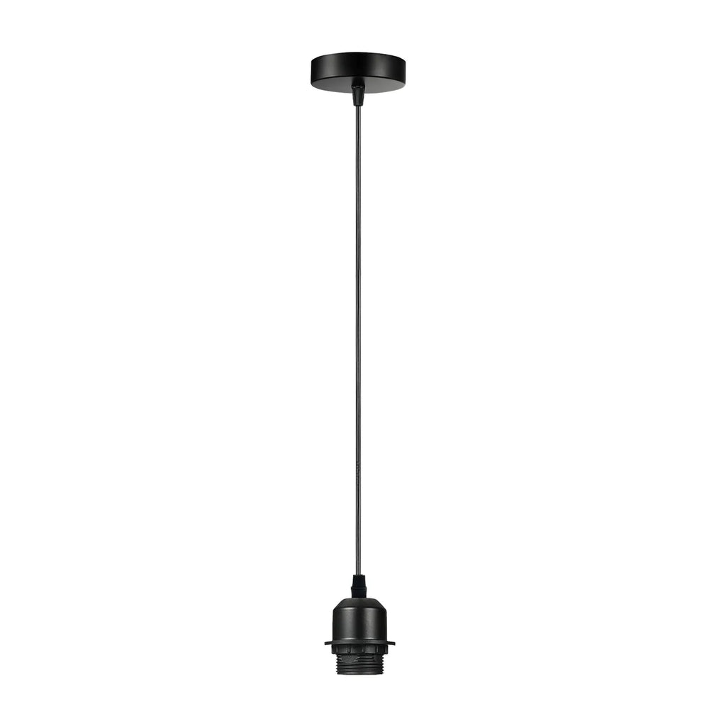 LEDSone Industrial E27 Pendant Hanging Light Fitting with Adjustable Cable