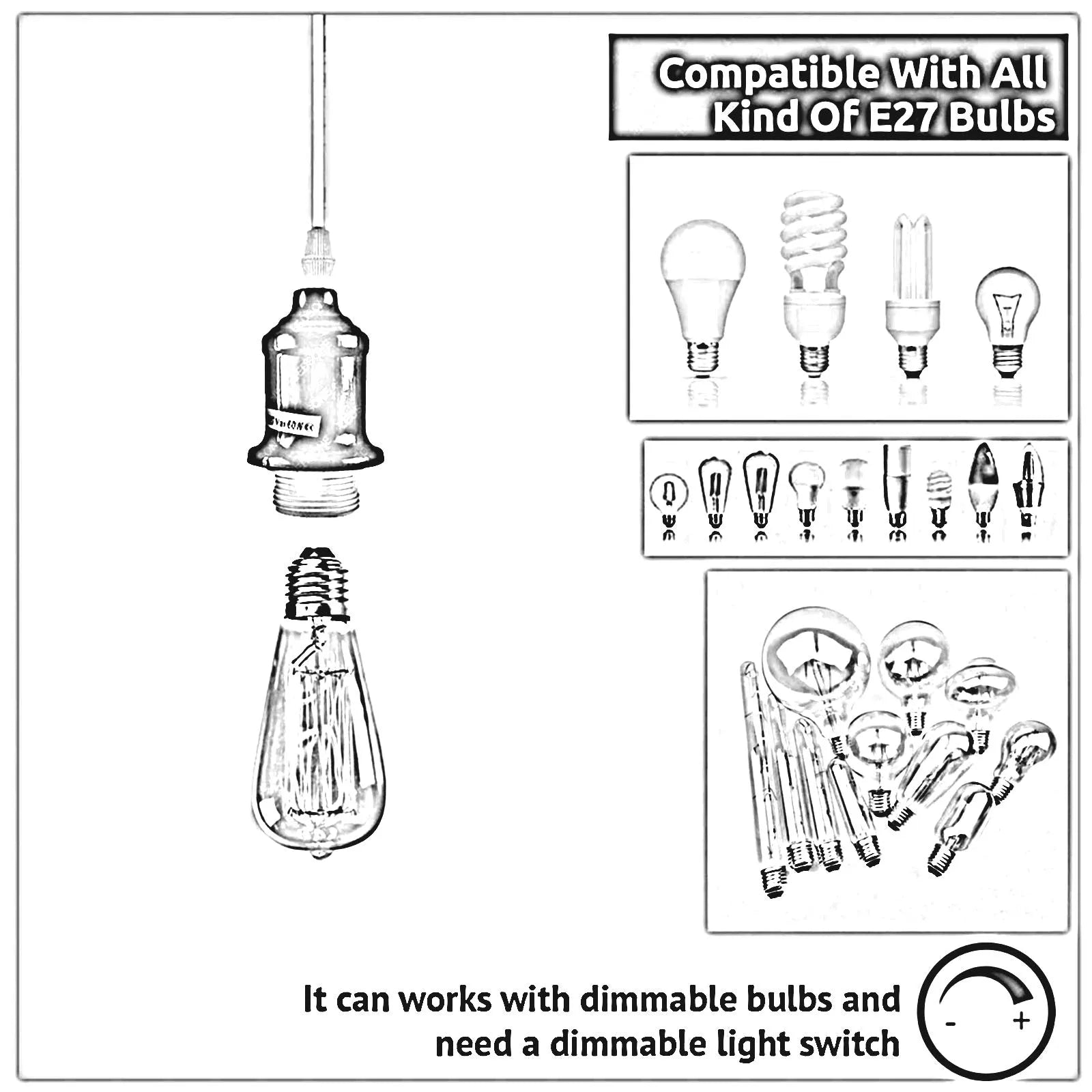 Cyan Blue Pendant Light Fitting E27 Hanging Bulb ~5967