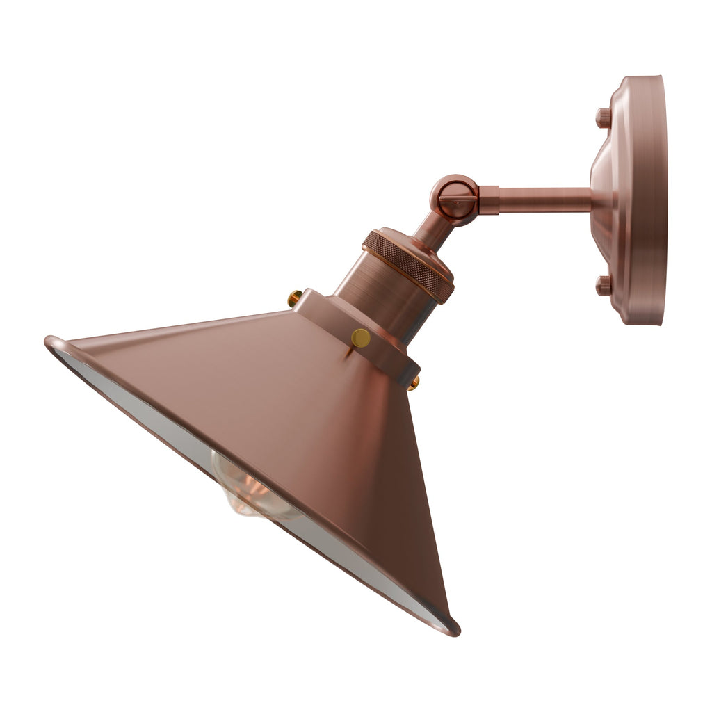 Industrial Adjustable Metal Wall Sconce Light Fixture with E27 Bulb Base