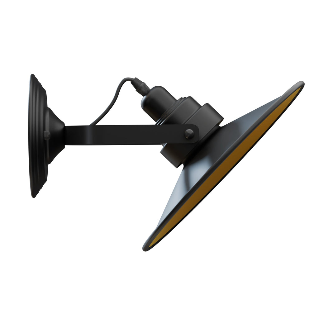 Wall Mounted Adjustable Swing Arm Sconce Light Fixture Flat Shade Lamp~6053