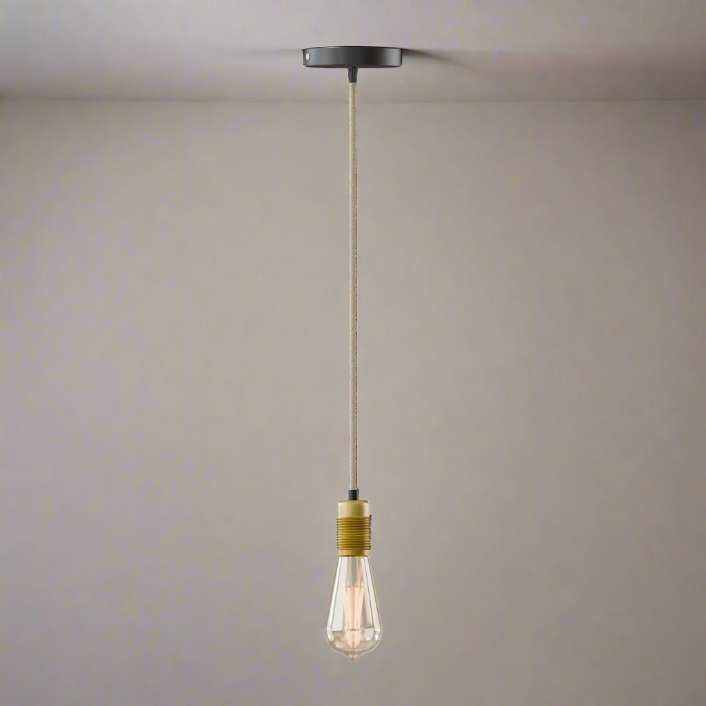 Vintage Brass Pendant Holder Buy Online ~6044