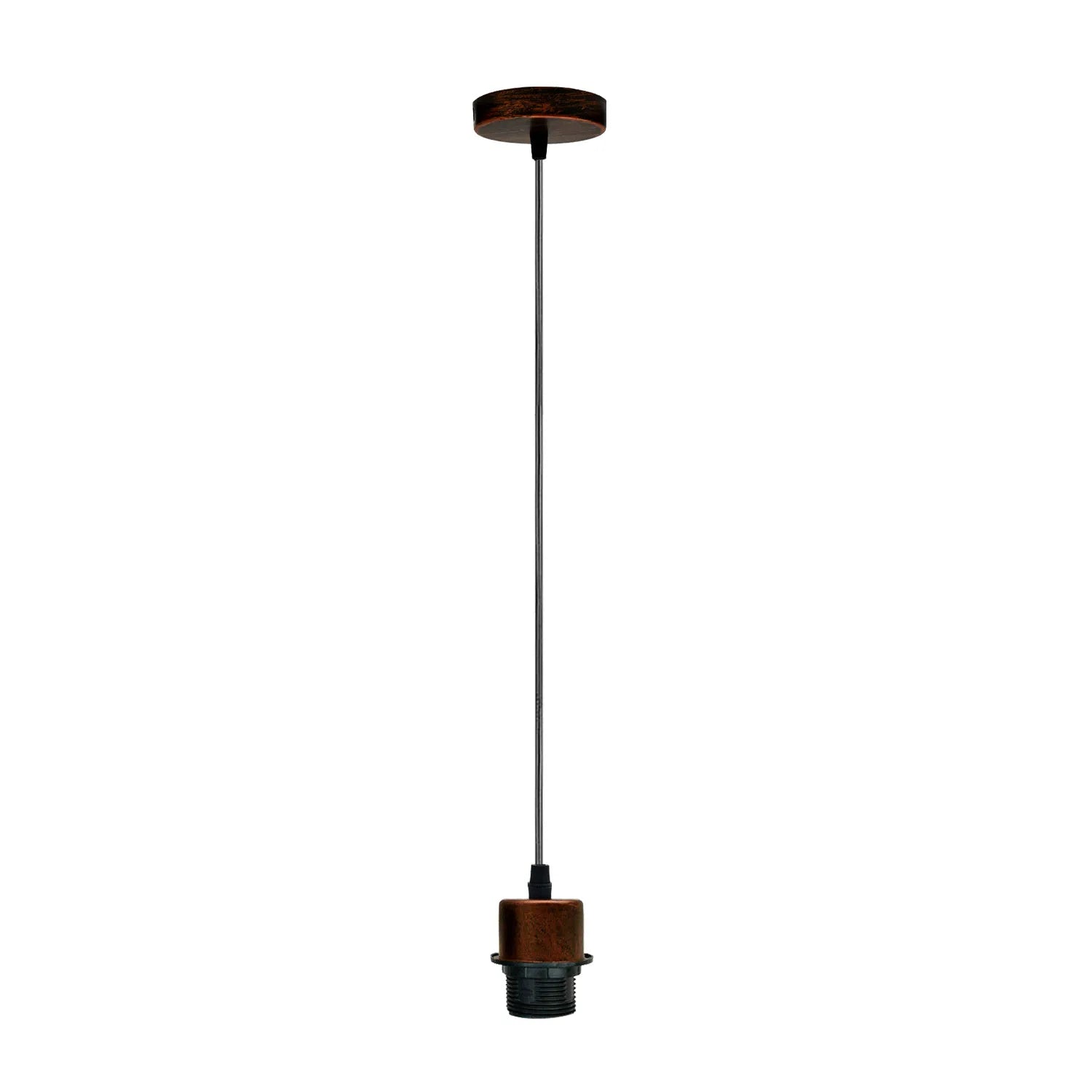 LEDSone Industrial E27 Pendant Hanging Light Fitting with Adjustable Cable