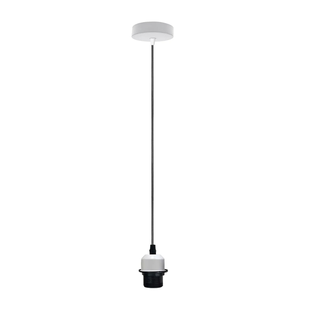 Industrial Vintage E27 Pendant Light Holder Kit with Adjustable Cable