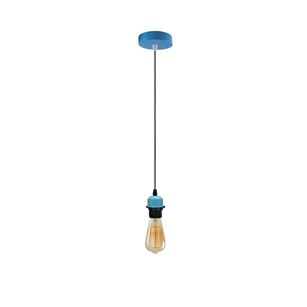 LEDSone Industrial E27 Pendant Hanging Light Fitting with Adjustable Cable
