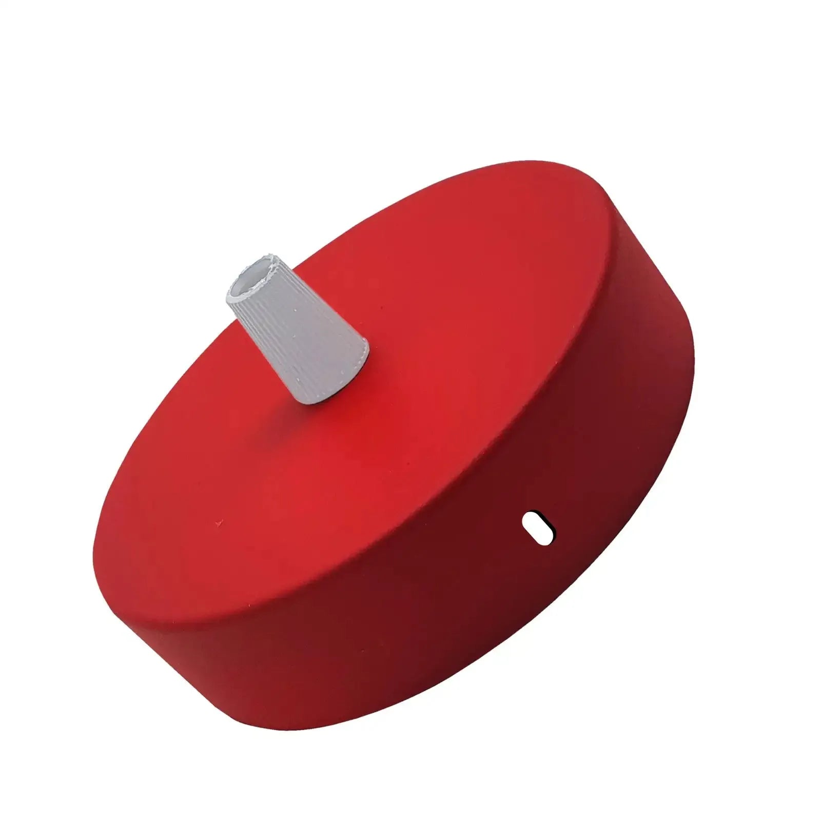 Plafondkap 1 uitgang 100 mm cilindrische metalen ~6060