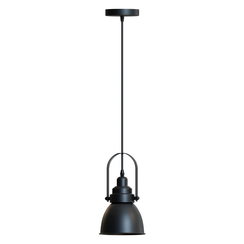 Adjustable Single Head Metal Pendant Light Fixture for Modern Home Lighting
