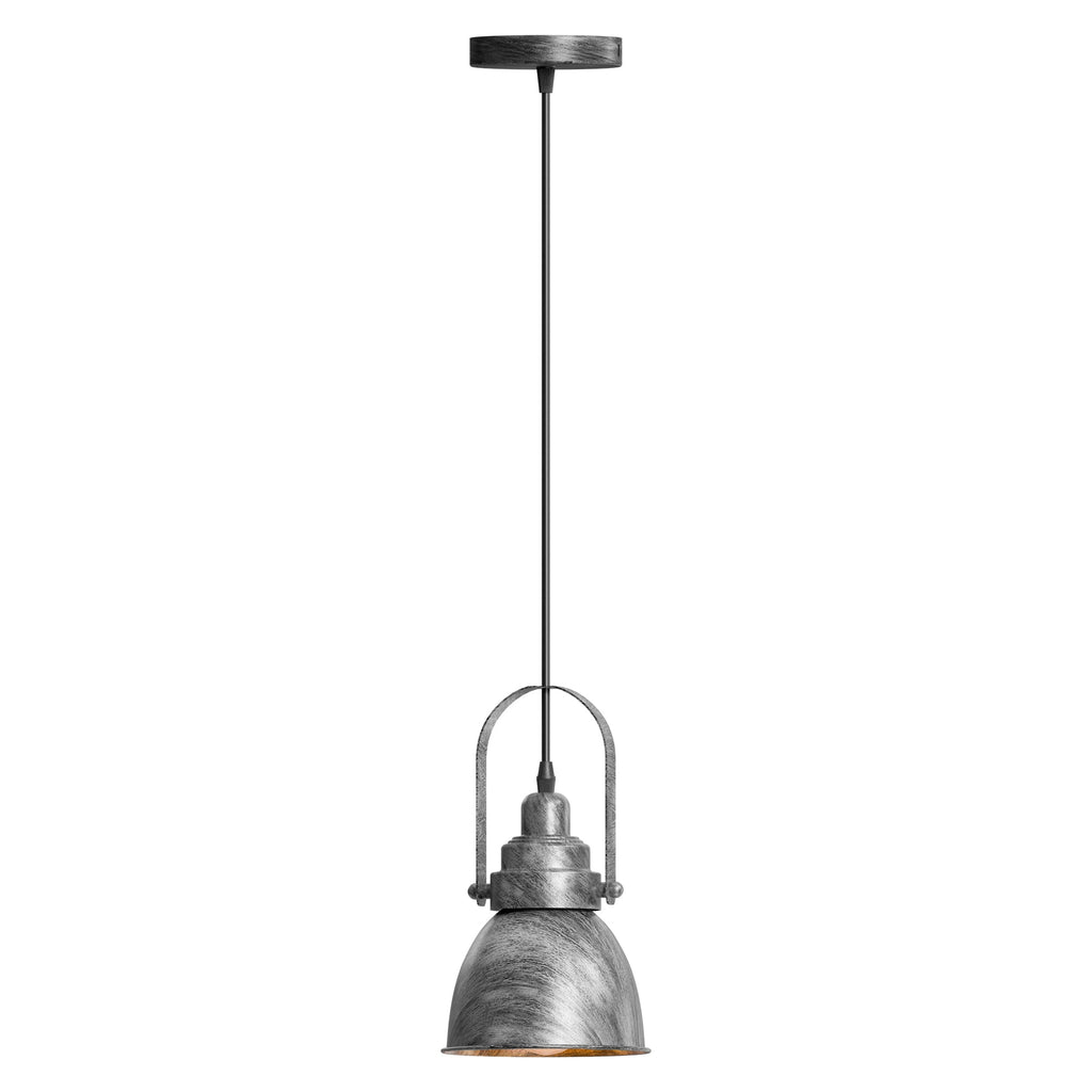 Adjustable Single Head Metal Pendant Light Fixture for Modern Home Lighting