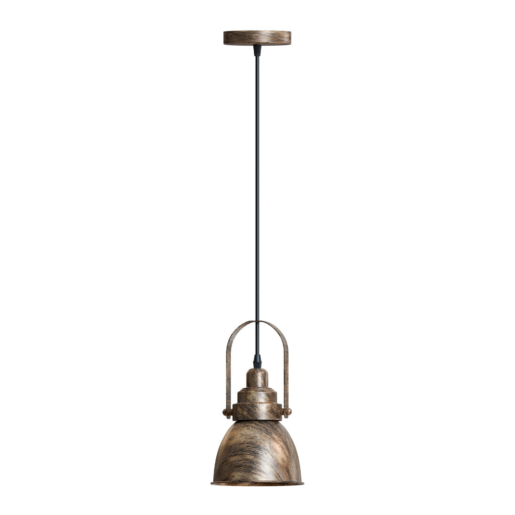 Adjustable Single Head Metal Pendant Light Fixture for Modern Home Lighting