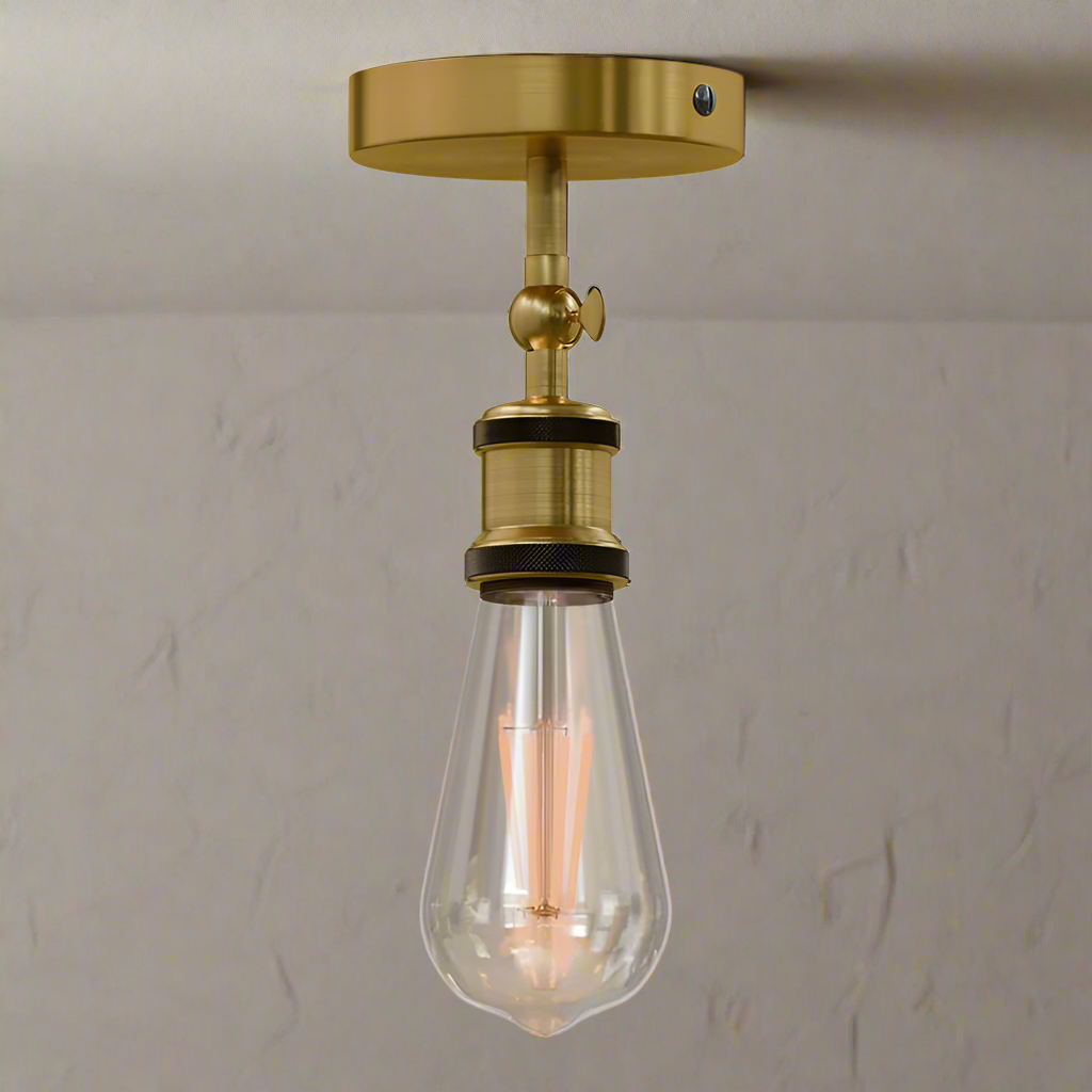 Retro Vintage Industrial Flush Mount Ceiling Light ~6134