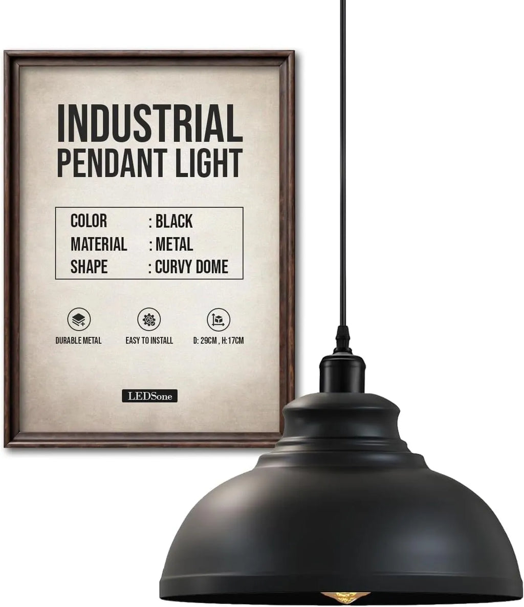 Stylish Height Adjustable Metal Pendant Light Fixture for Modern Home Decor