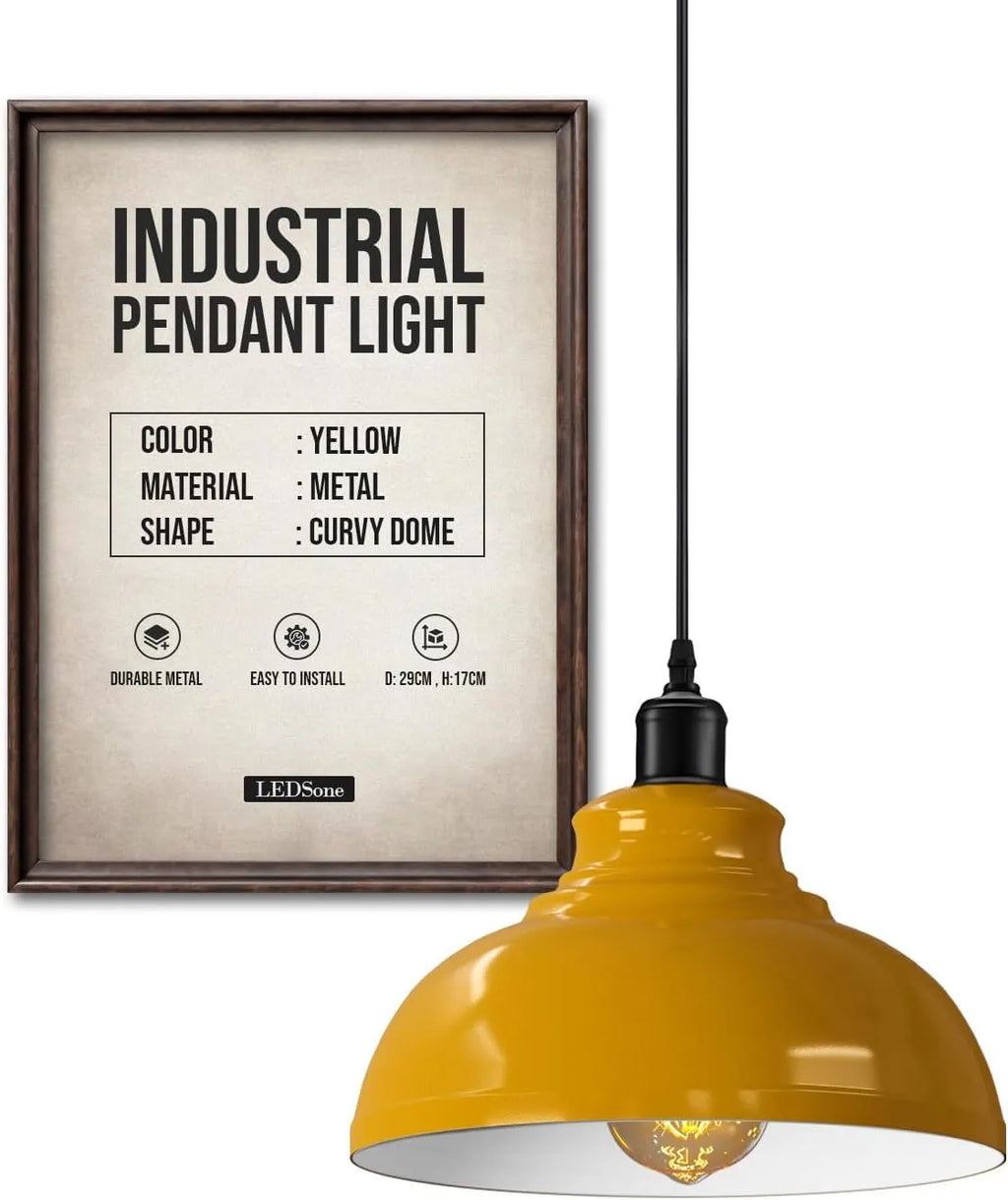 Stylish Height Adjustable Metal Pendant Light Fixture for Modern Home Decor
