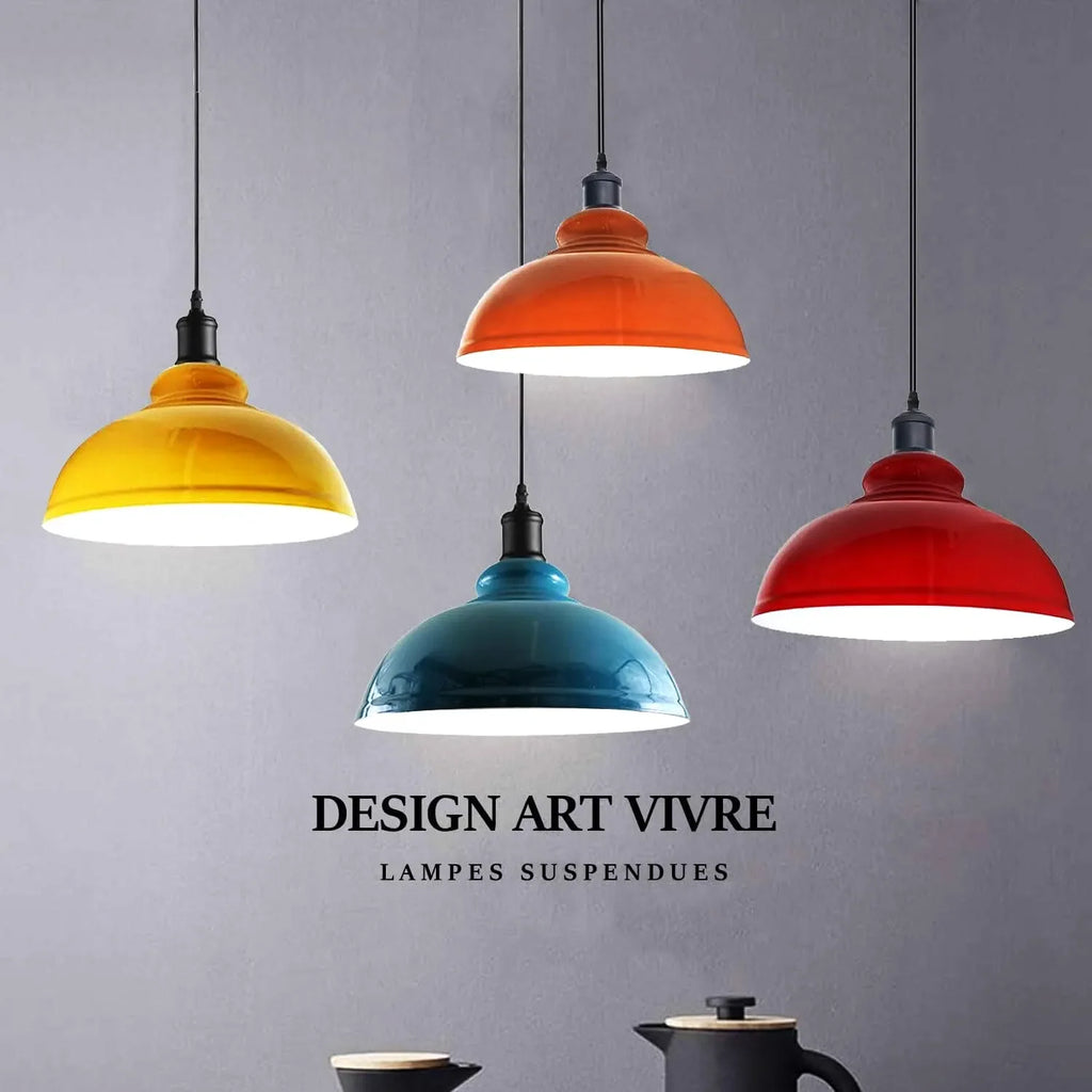 Height Adjustable Metal Pendant Light ~6151