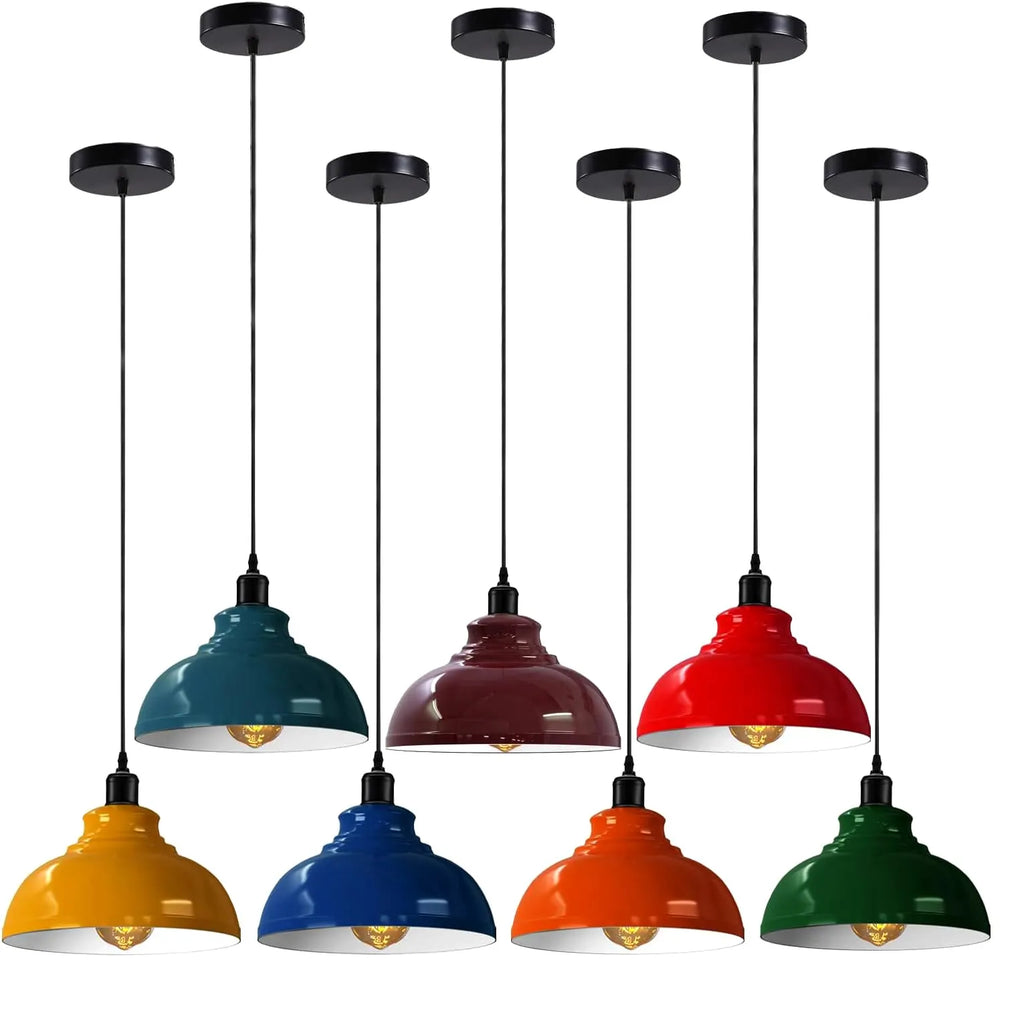 Height Adjustable Metal Pendant Light ~6151