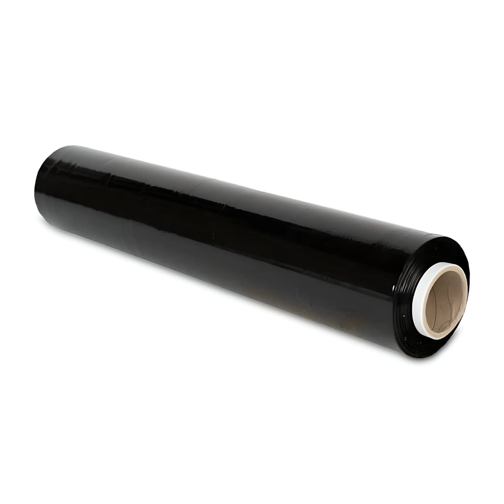 Durable Black Waterproof Pallet Wrap Roll for Secure Shipping and Storage
