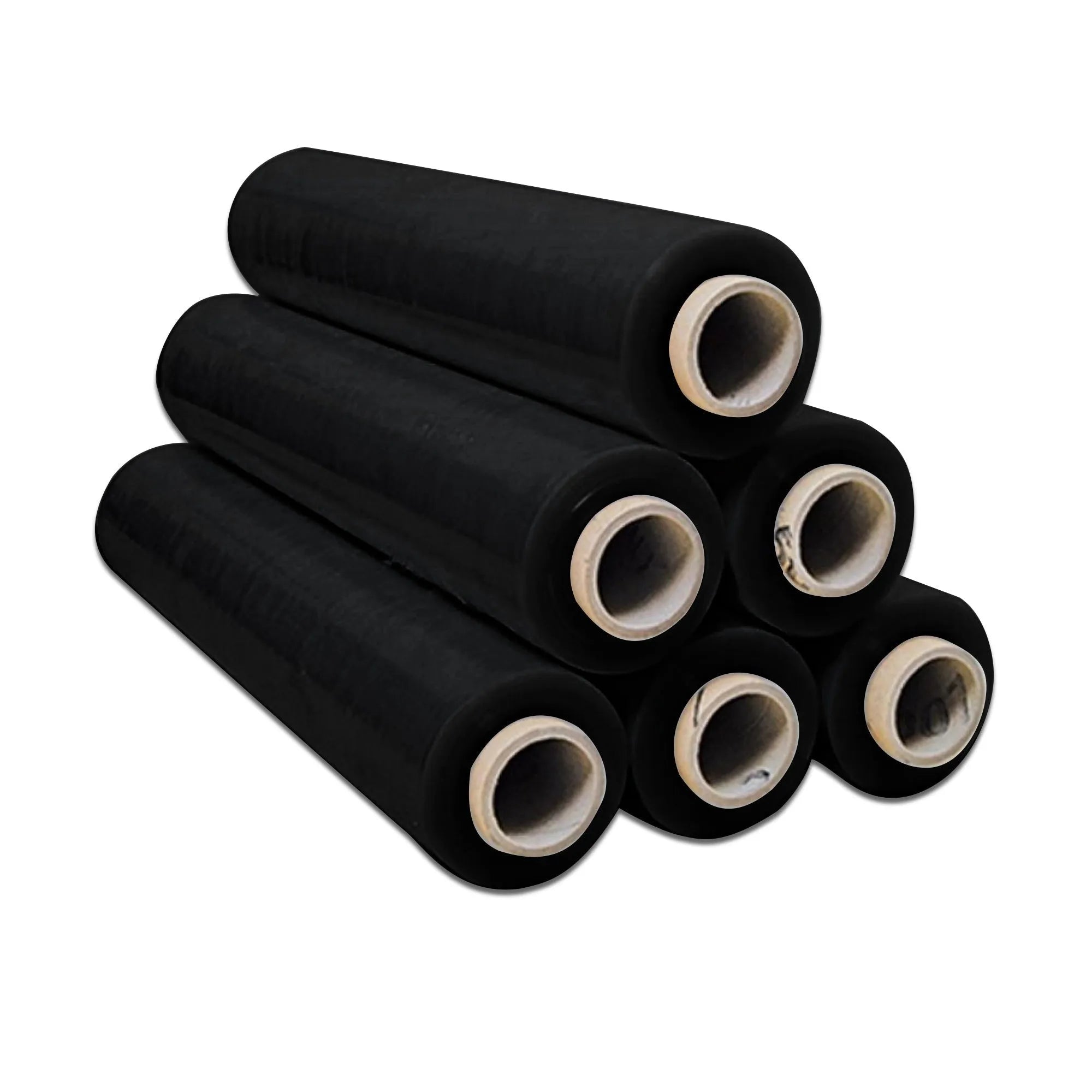 Durable Black Waterproof Pallet Wrap Roll for Secure Shipping and Storage