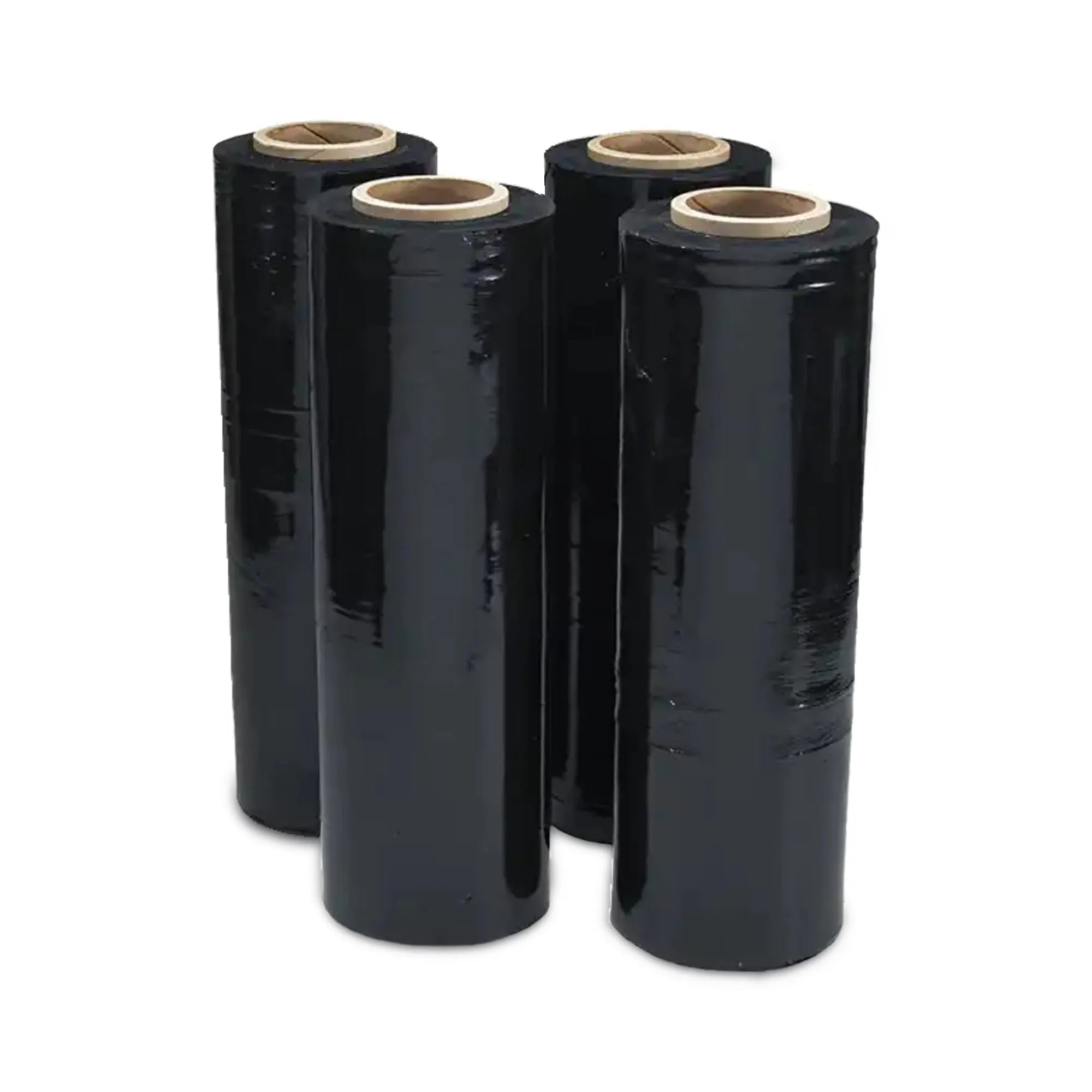 Durable Black Waterproof Pallet Wrap Roll for Secure Shipping and Storage