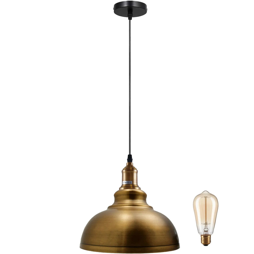 Modern Metal Adjustable Pendant Light with E27 Base for Home Decor