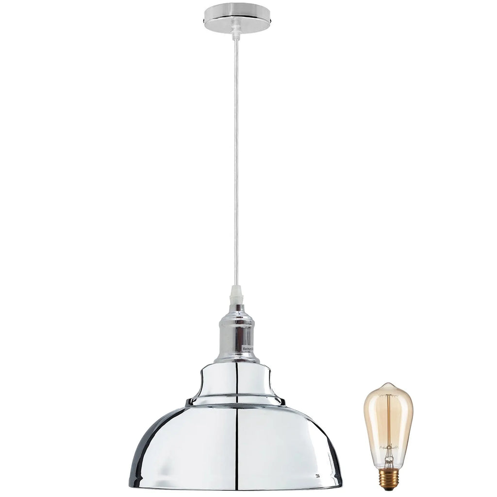 Modern Metal Adjustable Pendant Light with E27 Base for Home Decor
