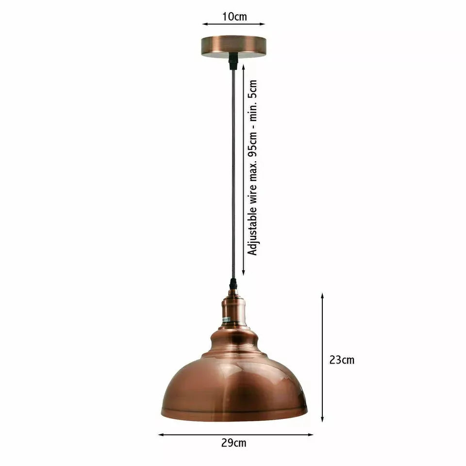 Pendant Light Metal 1m Adjustable ~6168