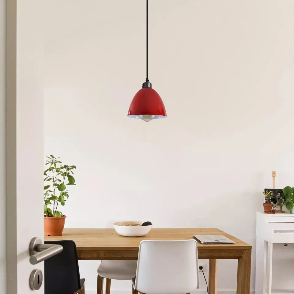 E27 Metal Hanging Lamp 1m Height Adjustable ~6169