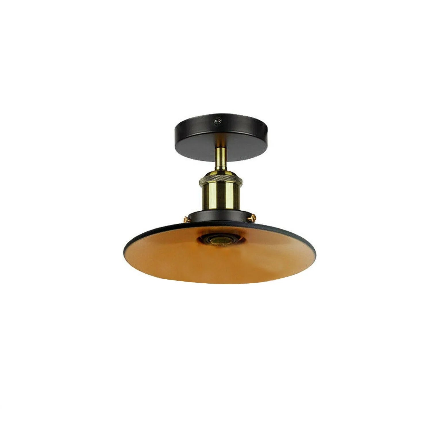 E27 Metal Semi Flush Mount Ceiling Light ~6170