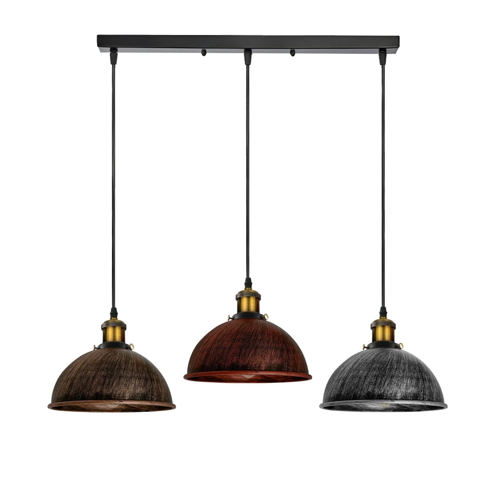 E27 Pendant Light 3 Light Vintage Metal ~6186