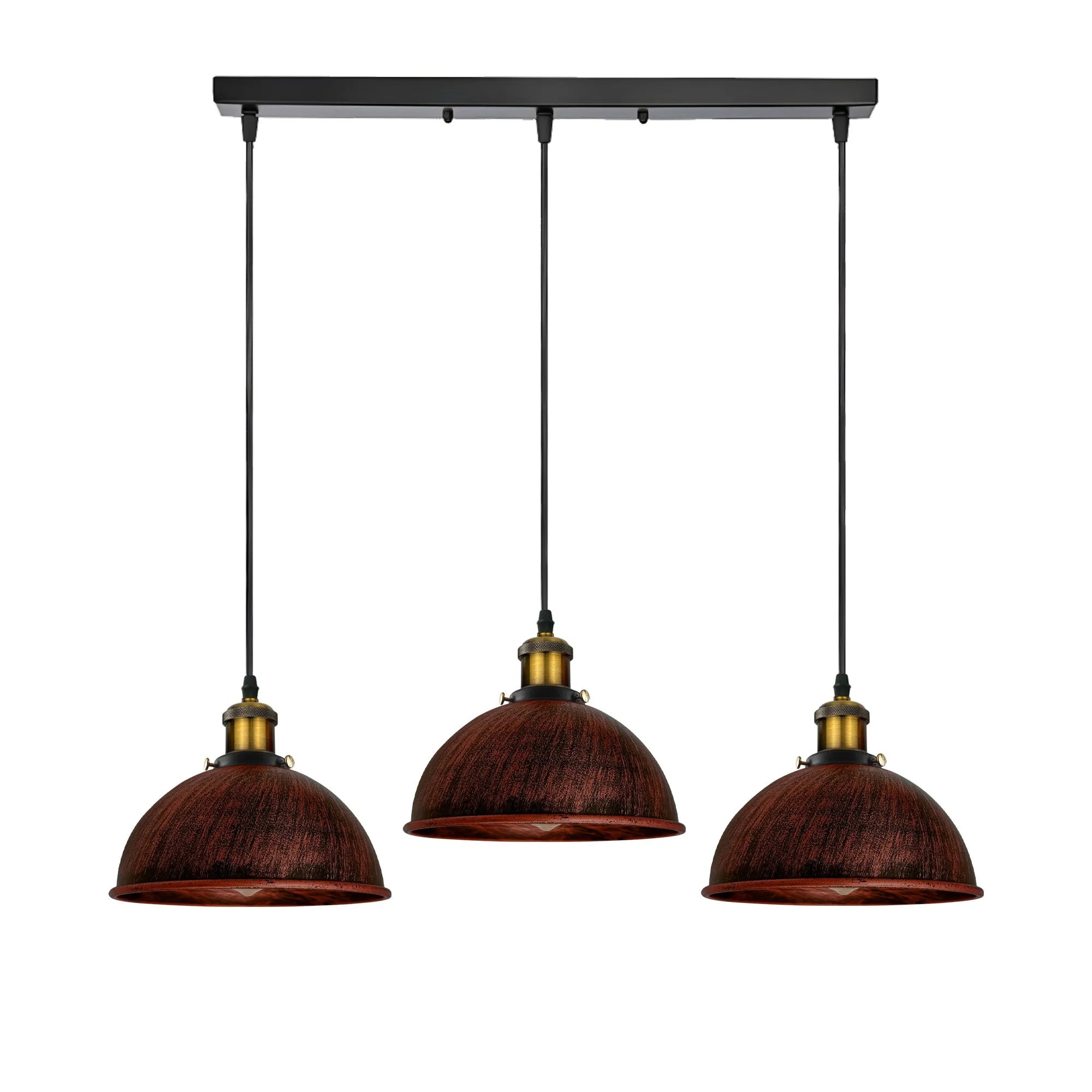 E27 Pendant Light 3 Light Vintage Metal ~6186