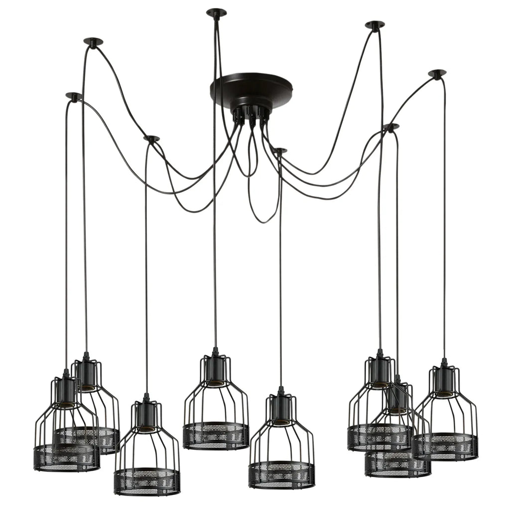 Retro Single Arm Birdcage Pendant Light | E27 | Vintage | Adjustable ~6318