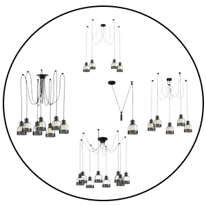 Retro Single Arm Birdcage Pendant Light | E27 | Vintage | Adjustable ~6318