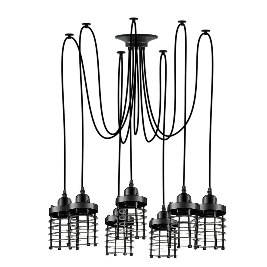 Retro Modern Spider Pendant | Industrial | Vintage | Adjustable ~6326