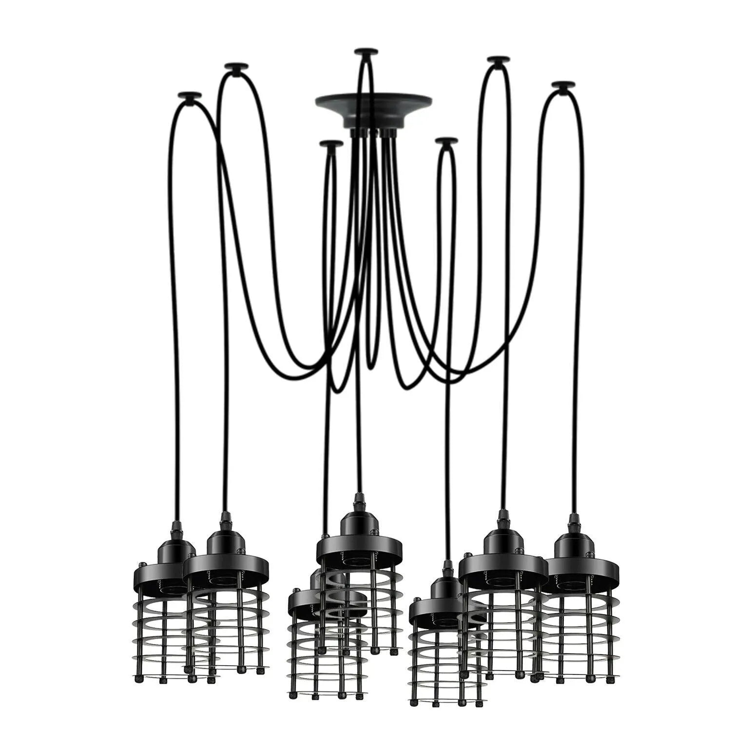 Retro Modern Spider Pendant | Industrial | Vintage | Adjustable ~6326