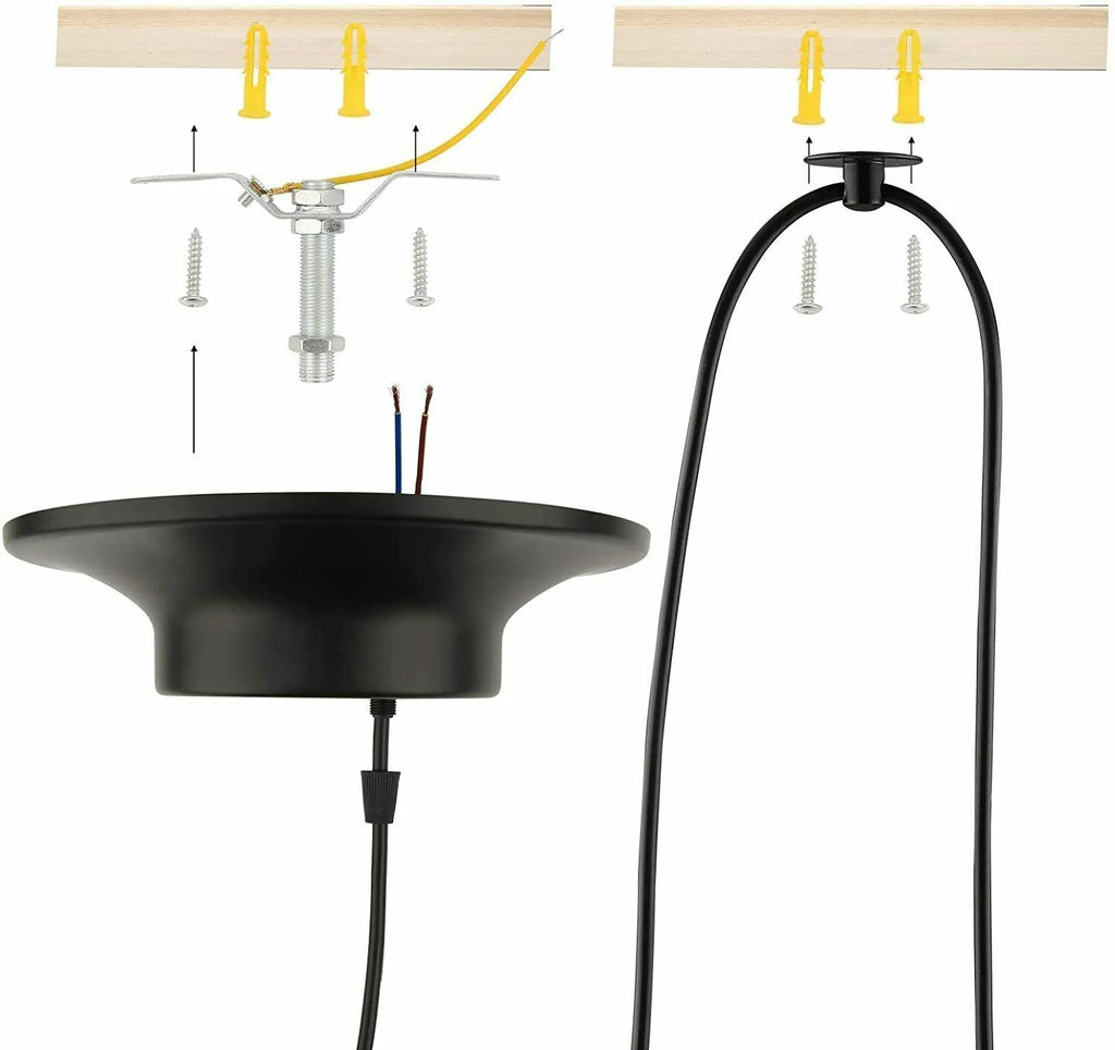 Retro Modern Spider Pendant | Industrial | Vintage | Adjustable ~6326