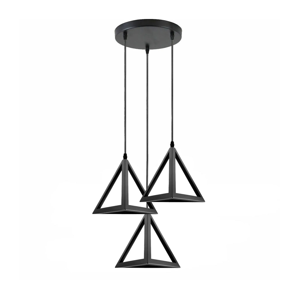 Black 3 Head Modern Pendant Light ~6327