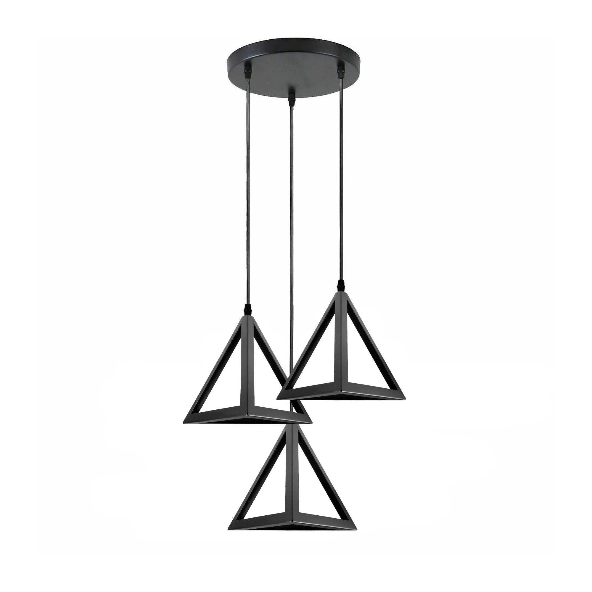 Black 3 Head Modern Pendant Light ~6327