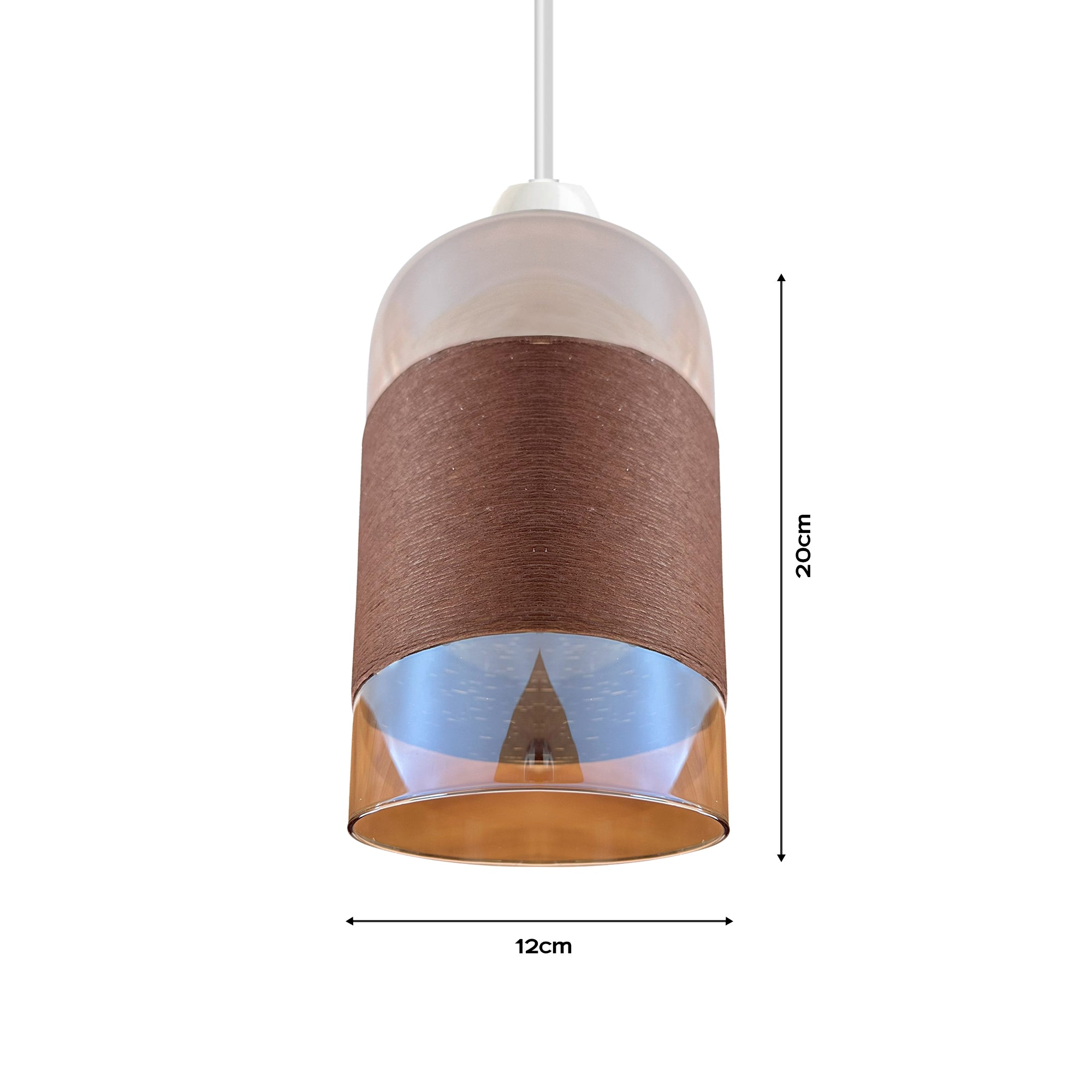 Elegant Floral Glass Pendant Lamp Shade, Easy Fit, Modern Decorative Chrome Finish