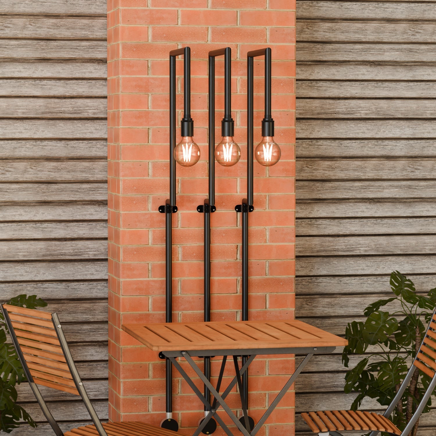 Industrial Height Conduit Wall Mounted Conduit Pipe Wall Lamp ~ 6133