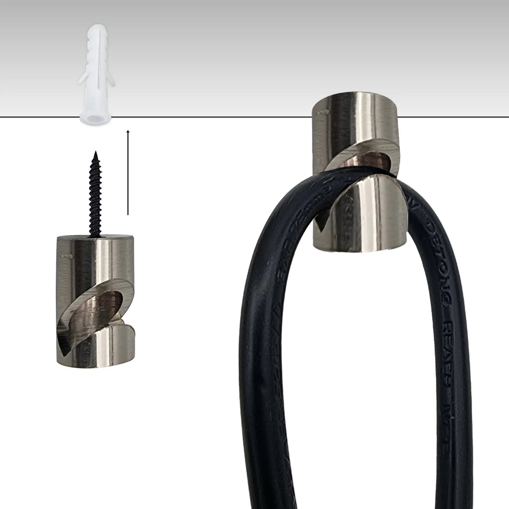 Durable Metal V-Hook Cable Clip for Pendant and Spider Lights