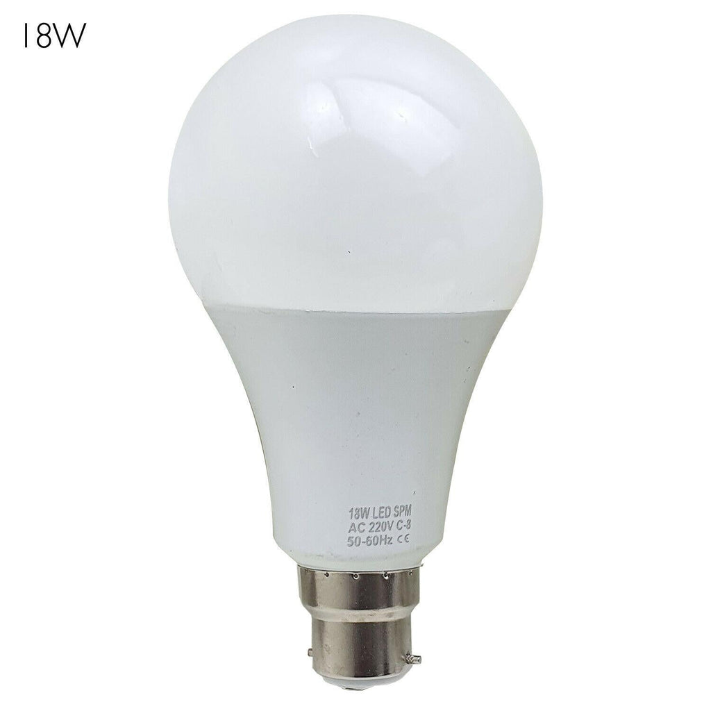 3-Pack LED GLS A60 B22 Bayonet Light Bulbs Cool White Energy Efficient
