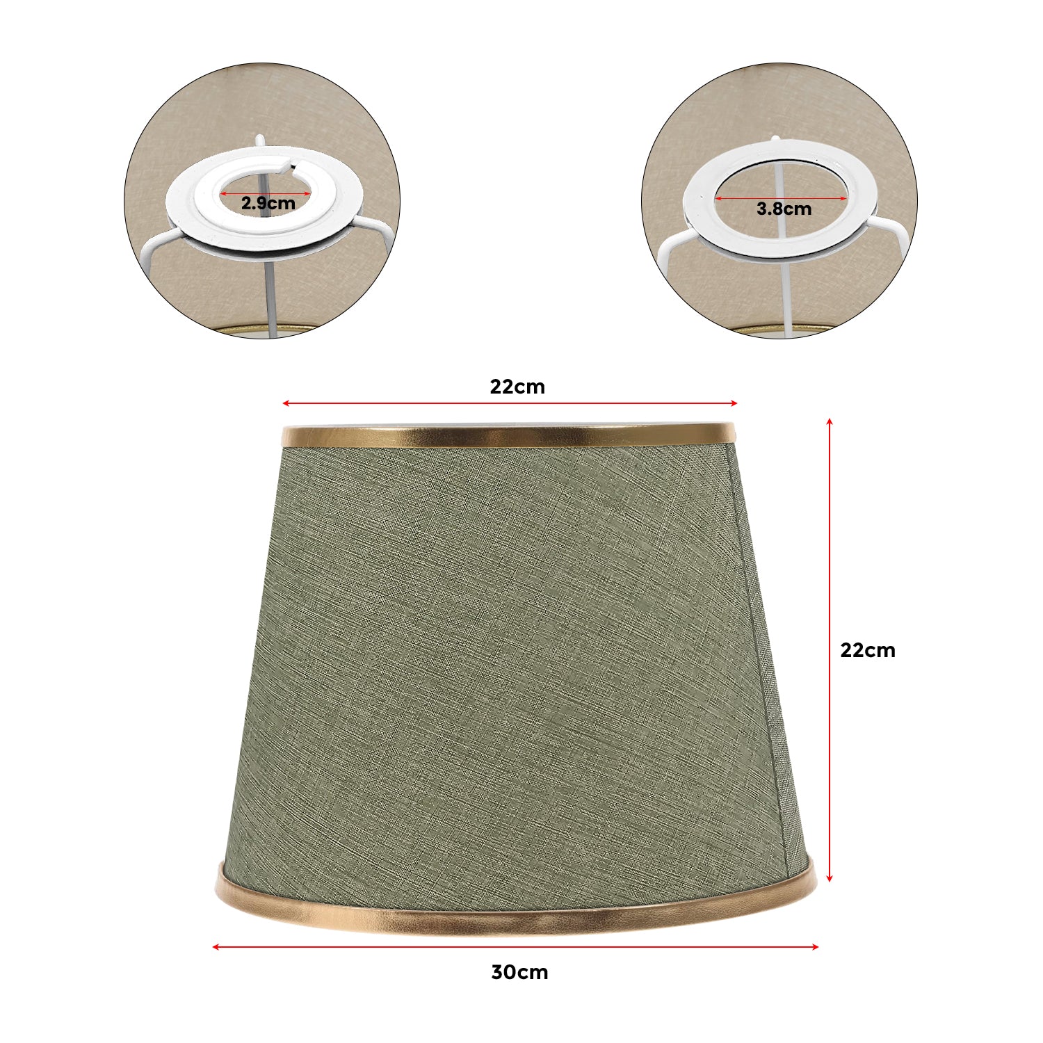 Modern Linen Coolie Ceiling Lampshade for Bedroom & Office - Stylish Lighting